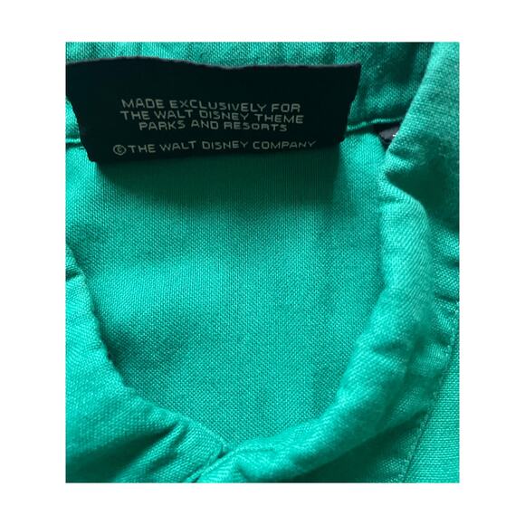 Disney Originals Mens/Teens Green Button-Down Shirt Large Embroidered Mickey - Picture 8 of 8